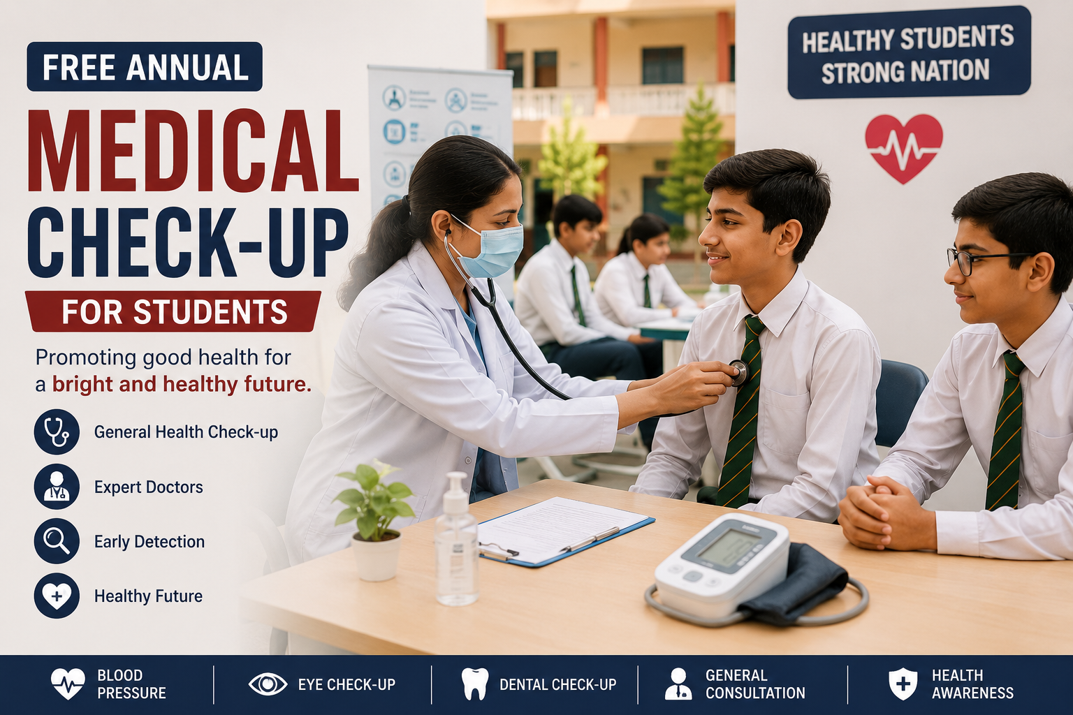 Free Annual Medical Check-up for Students